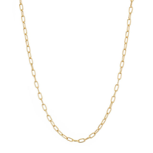PETITE CLASSIC LINK 14-carat gold necklace