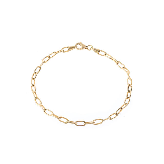 PETITE CLASSIC LINK 14-carat gold bracelet