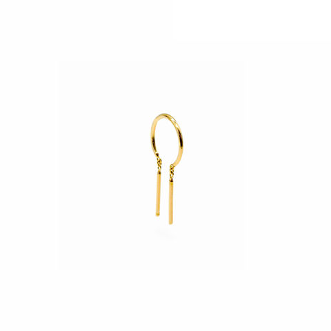 BABY CHIME 14-carat gold single earring