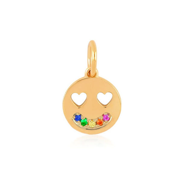 RAINBOW HAPPINESS 14-carat gold necklace charm