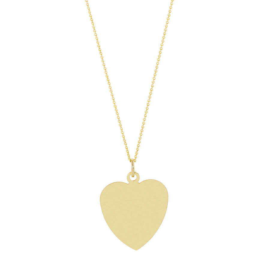 THE BIG HEART 14-carat gold necklace