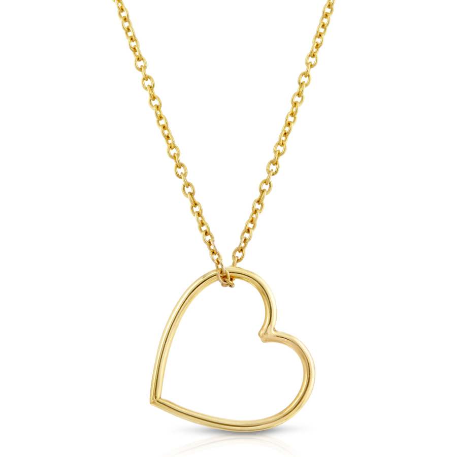 SWEETHEART 14-carat gold necklace - 1 heart