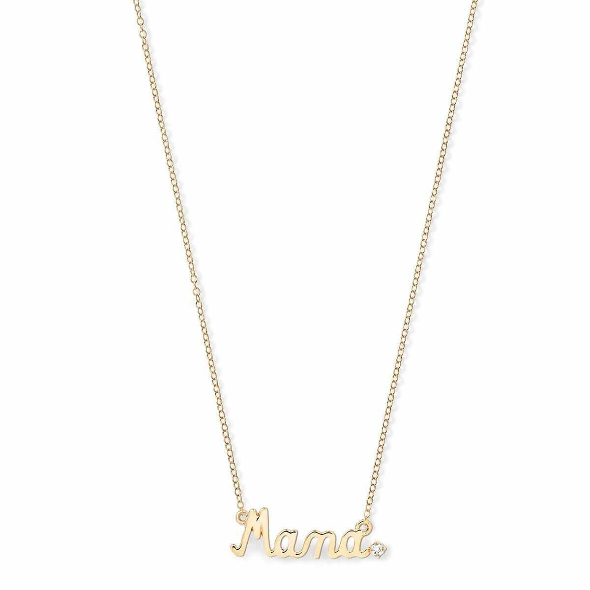 MAMA 14-carat gold and diamond necklace