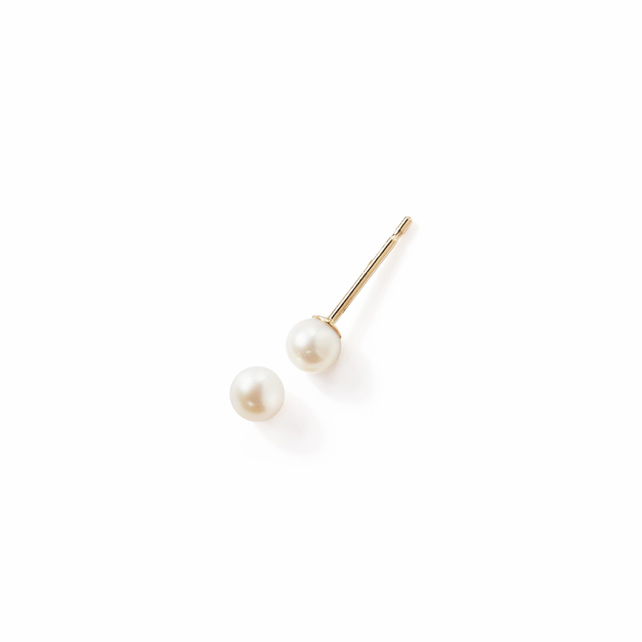 BABY PEARL 14 - carat gold studs