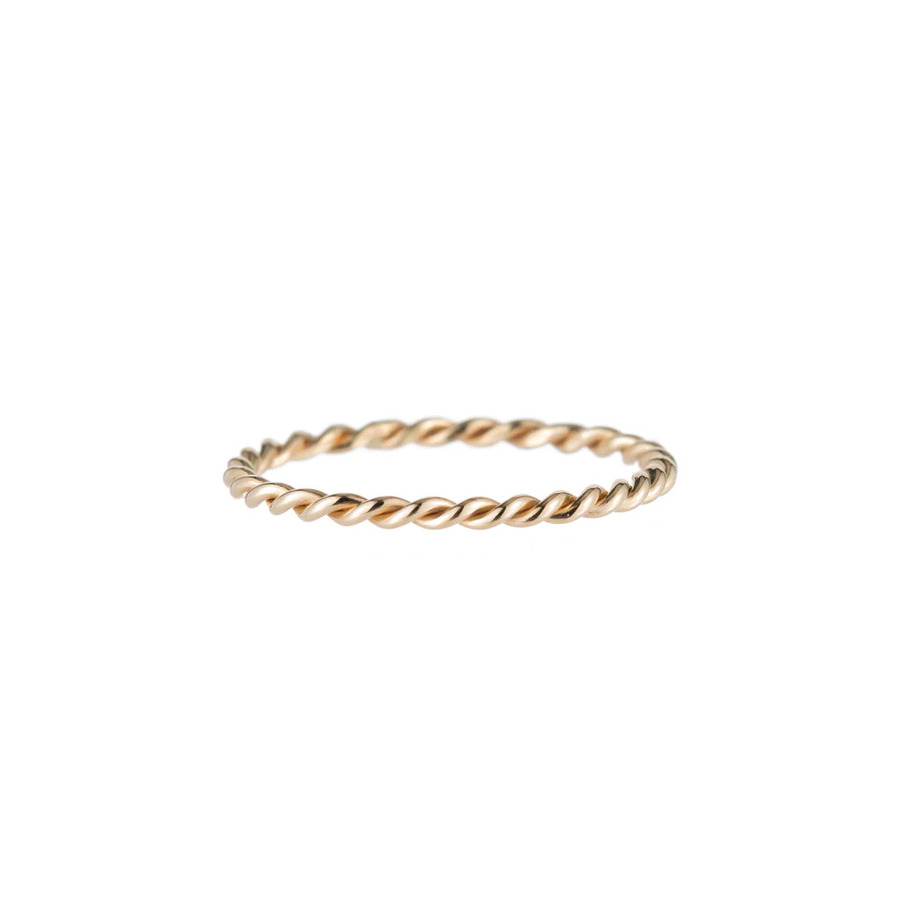 SKINNY TWINE 14 - carat gold ring