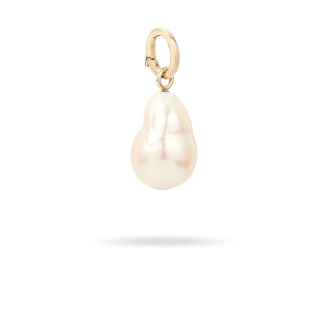 PEARL DROP 14 - carat gold hinged charm