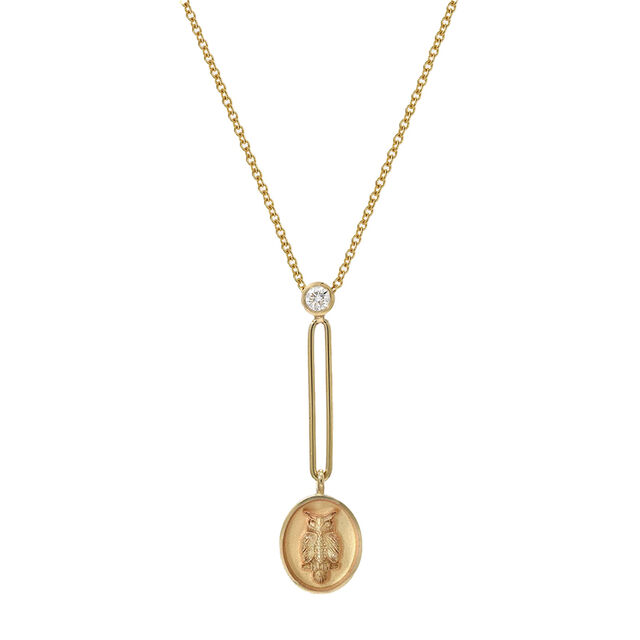 FANTASY OWL pendant necklace
