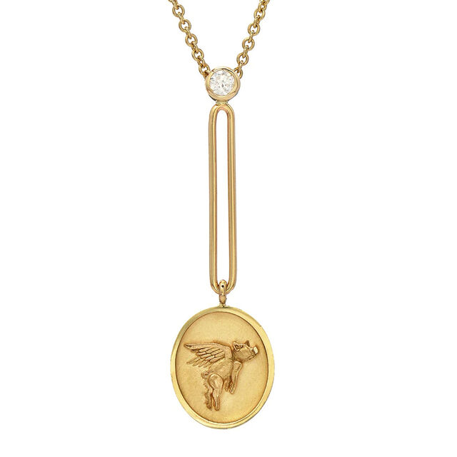 FANTASY PIG pendant necklace