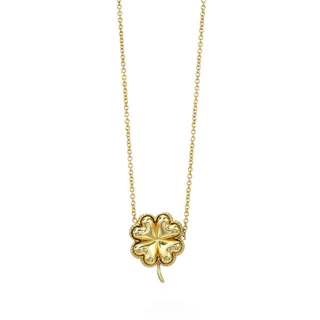PETITE CLOVER pendant necklace