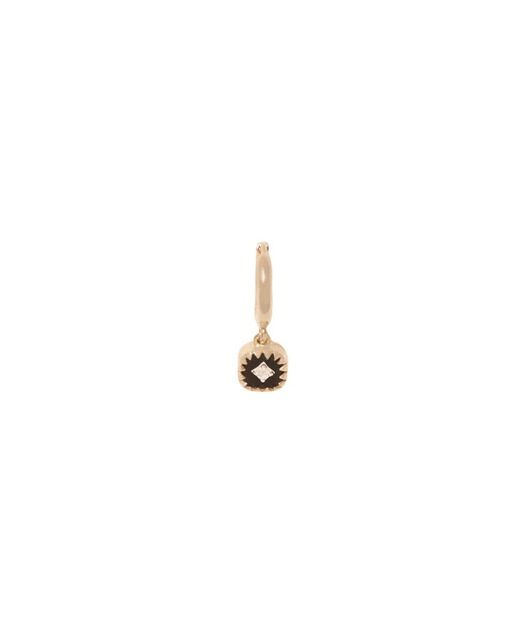 PIERROT yellow gold and diamond single earring