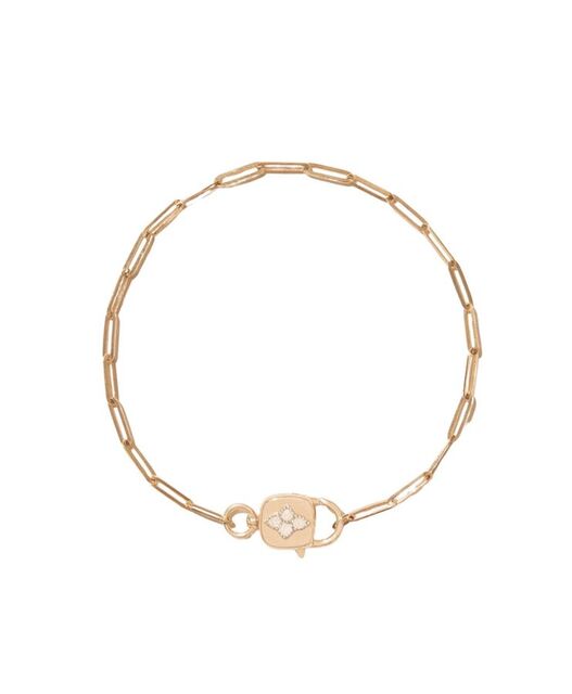 LOUISE yellow gold and diamond bracelet
