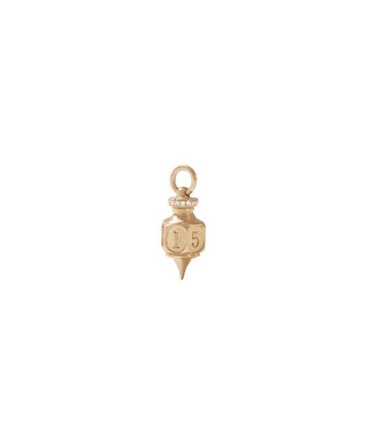 GERMAIN yellow gold and diamond pendant