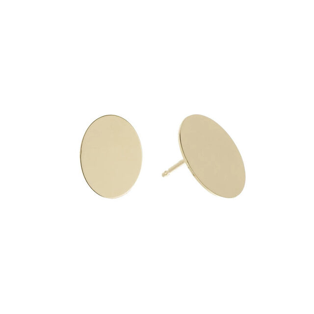 ROYAL SIGNET 14-carat gold stud earrings