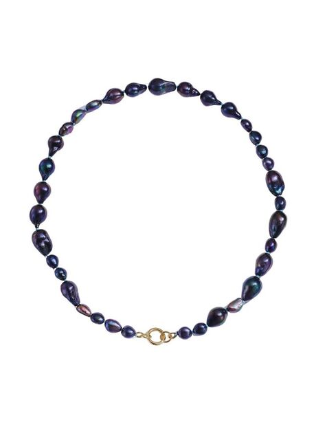 CHAOS pearl and 14-carat gold necklace