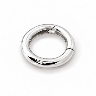 CLASSIC ROUND 9-carat white gold connector