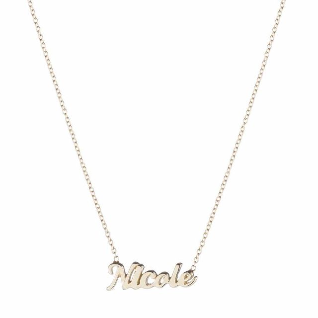 SCRIPT NAME IT 14 - carat gold necklace