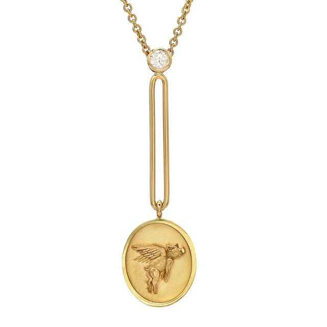 FANTASY PIG pendant necklace