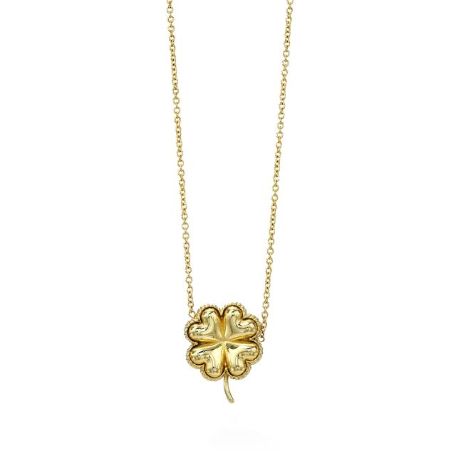 PETITE CLOVER pendant necklace