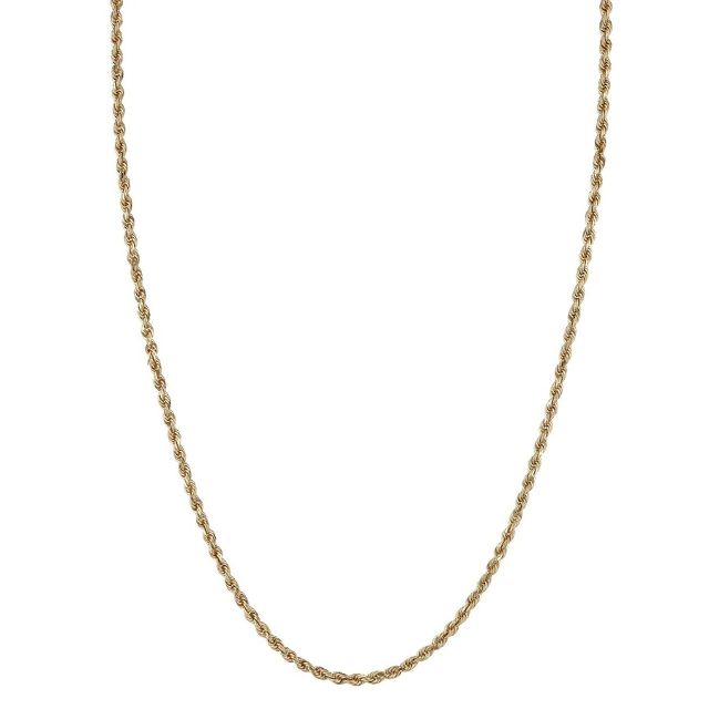 2.5MM TWISTED ROPE 14-carat gold chain