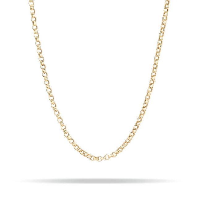 ROLO CHAIN 14 - carat gold necklace
