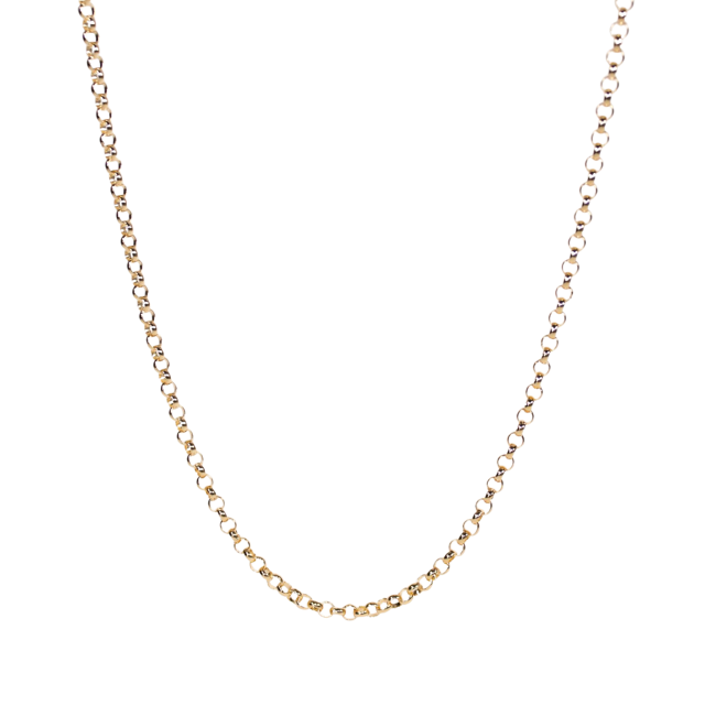 ROLO 9-carat solid gold chain