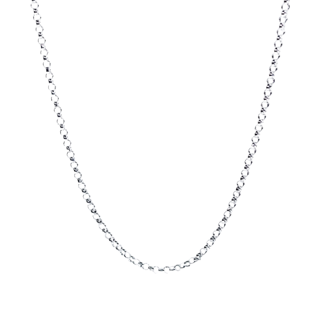 ROLO sterling silver chain