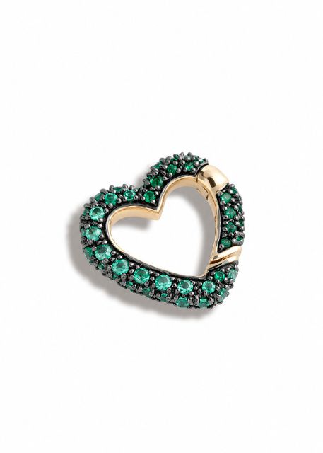 THE EMERALD LOVE CONNECTION 14-carat gold connector