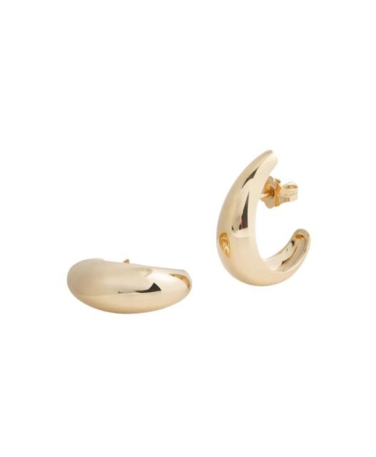 GOLD DUST CRESCENT CUFF 14-carat gold earrings