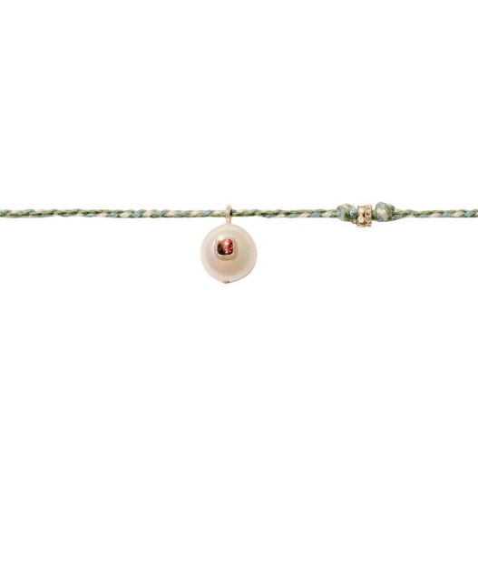 EDDIE garnet, diamond and pearl necklace