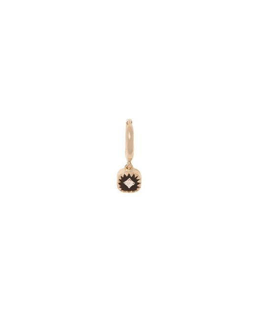 PIERROT yellow gold and diamond single earring