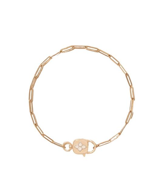 LOUISE yellow gold and diamond bracelet