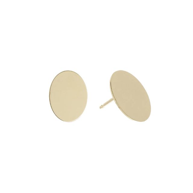 ROYAL SIGNET 14-carat gold stud earrings