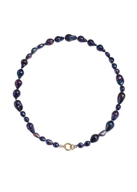 CHAOS pearl and 14-carat gold necklace